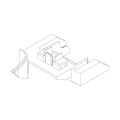 Bracket - 1184100012 Fixing cord Winder [Electrolux Aeg]